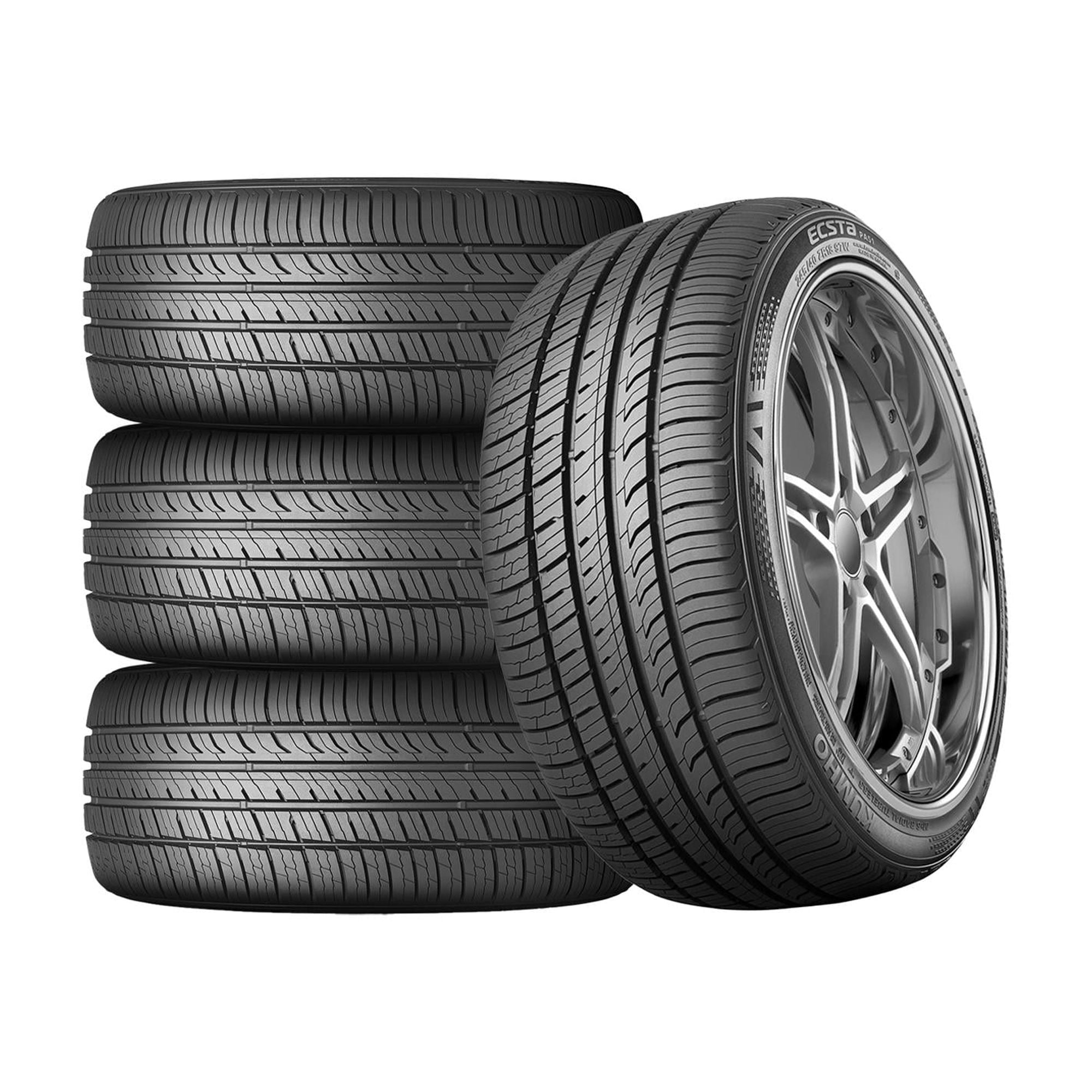 Set of 4 Kumho Ecsta PA51 255/40R18 99W XL Tires Fits: 2011-14 Mercedes-Benz SL550 Base, 2005 Mercedes-Benz SL500 Base