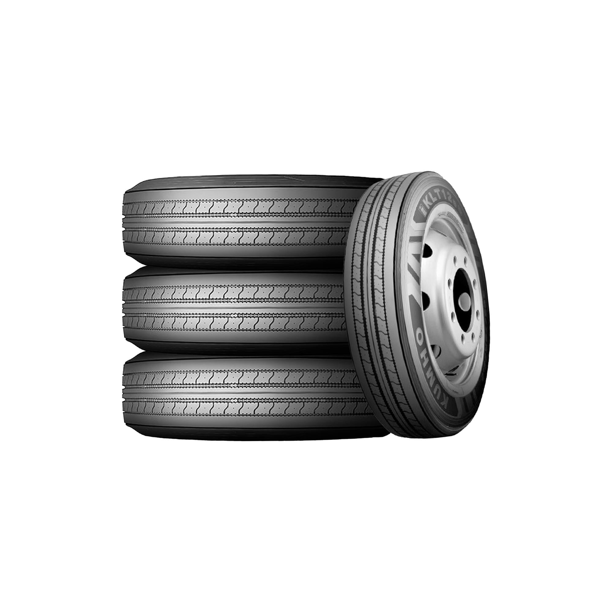Set of 4 Kumho KLT12e 11R24.5 146/143L G Tires - Walmart.com