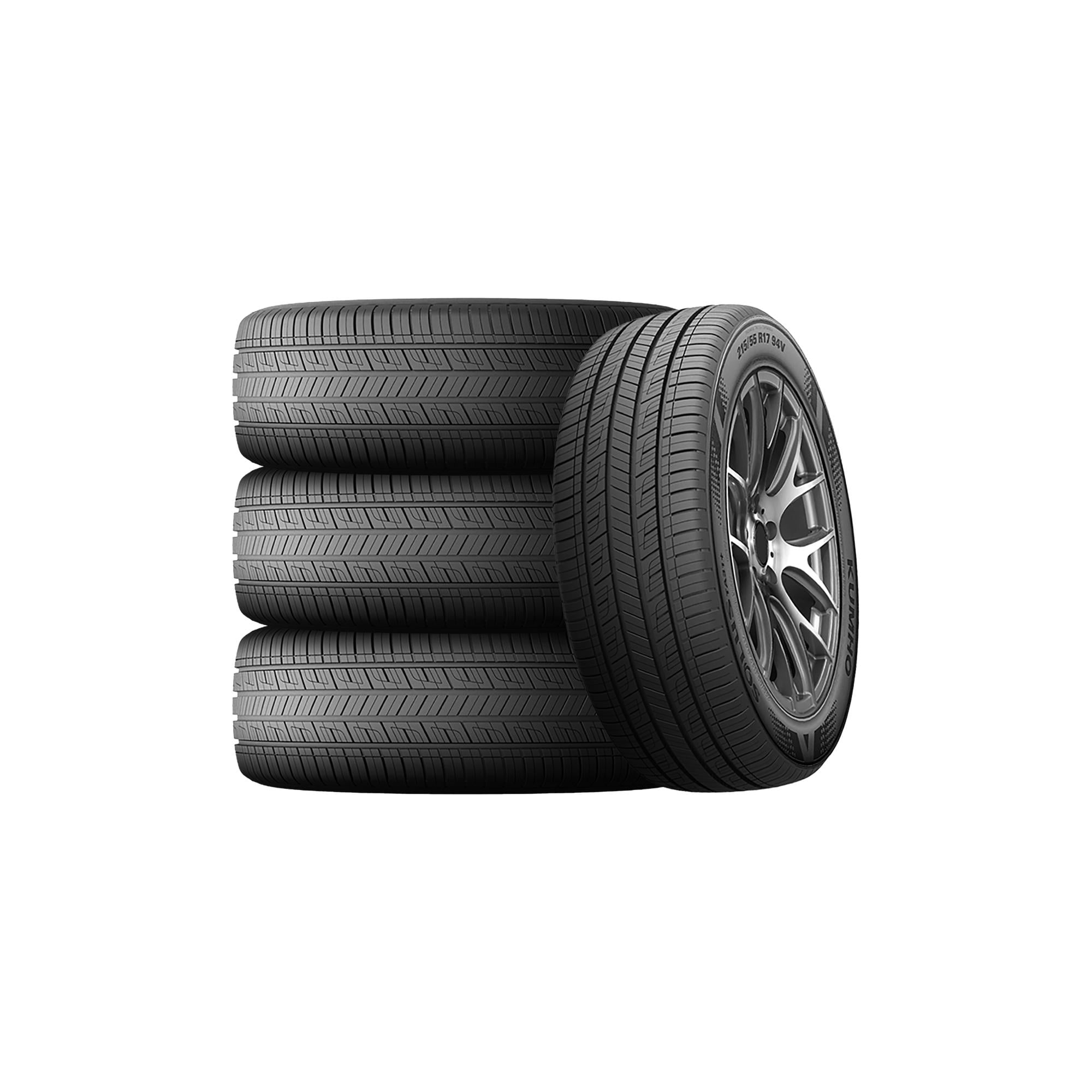 【K9】ニュービートル等 16インチ 8分山 社外アルミ 16ｘ7.5J＋35 5H-100 205/55R16 KUMHO 夏タイヤ 4本セット 中古 手渡し可 Kumho Solus TA31 All Season Tires, Set of 4, Size 235/55R16 98V