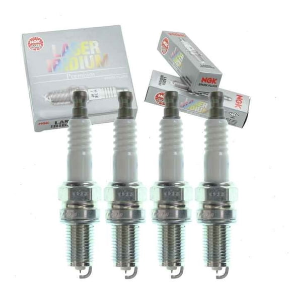 Set of 4 Laser Iridium Spark Plugs Gap 028 For Dodge Dart Fiat 500 Jeep Renegade