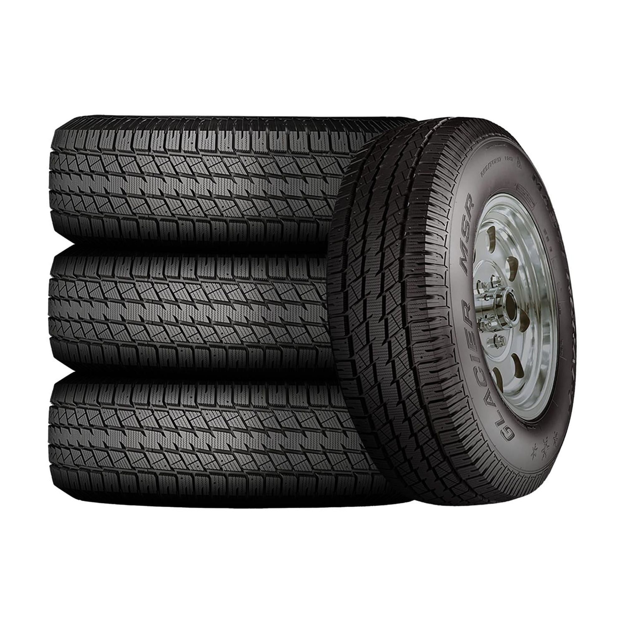 Set of 4 Mastercraft Glacier MSR 275/55R20 117T XL Tires Fits: 2014-18 Chevrolet Silverado 1500 High Country, 2011-18 GMC Sierra 1500 Denali