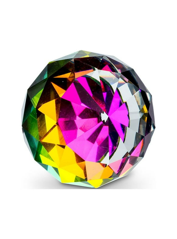 Set of 4 Medium Crystal Prism Ball