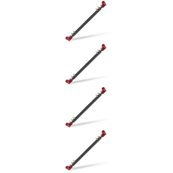 Set of 4 Metal Pedal Link Bars with Drum Kit Linkage Lug Locks for Improved Stability and Enhanced Performance