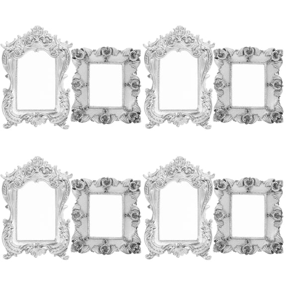 Set of 4 Mini Photo Frame Props Unique Shape Picture Novel