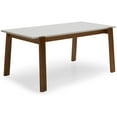 thumbnail image 1 of (Set of 4) MoDRN Scandinavian Finna Rectangular Dining Tables, 1 of 2
