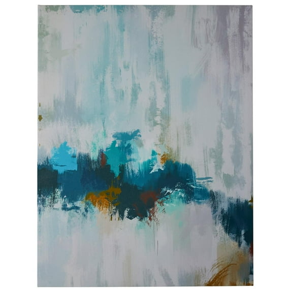 (Set of 4) MoDRN Scandinavian Small Scale Splatter Paint Wall Art