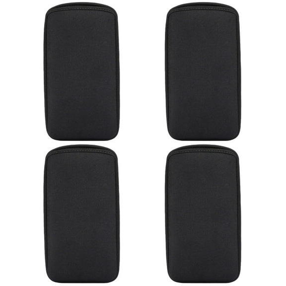 Set of 4 Mobile Phone Bag Case Sleeve Sock Shockproof Phones Cases Cell Miss Black