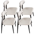 thumbnail image 1 of Set of 4 Modern Dining Chairs with Curved Design / Comfortable for Kitchen and Living Spaces, 1 of 5