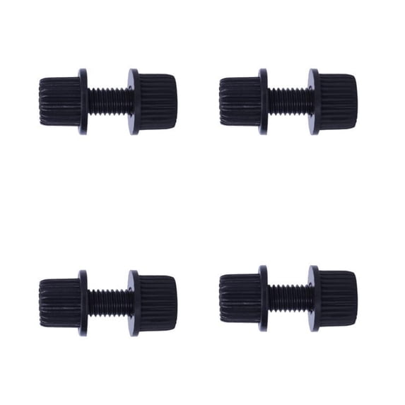 Set of 4 Motorcycle License Plate Bolts Nylon Screws Nylon License Plate Mounting for Long Lasting Use