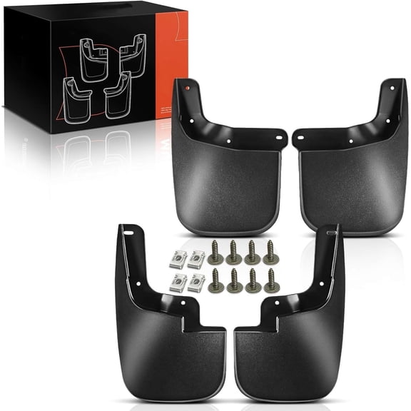 Set of 4 Mud Flaps Splash Guards Compatible