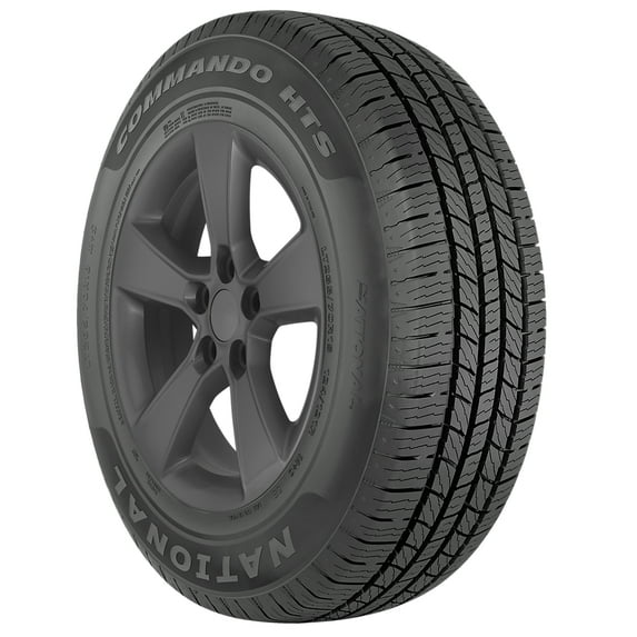 Set of 4 National Commando HTS 215/70R16 100H Tires Fits: 2006-12 Toyota RAV4 Base, 2008-13 Nissan Rogue S
