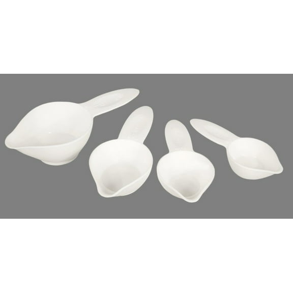Set of 4 Nested Braille Measuring Cups