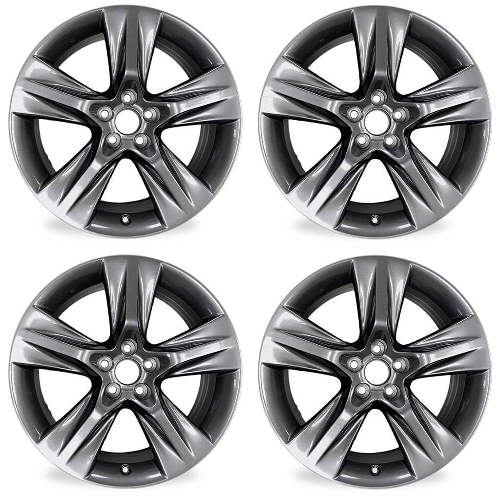 Velospinner Alloy Wheels Set of 4, 19X7.5, Satin Finish for Toyota ...