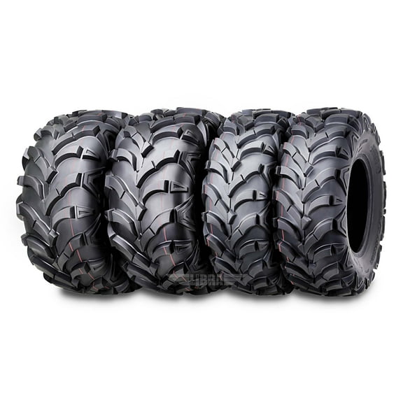 Set of 4 New ATV/UTV Tires 25x8-12 25x8x12 Front & 25x12-10 25x12x10 Rear /6PR P341 -10157/10161