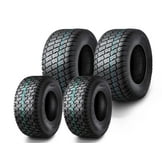 Set Of 4 Lawn Mower Turf Tires 15X6-6 Front & 20X10-8 Rear,4Pr - Foto 11