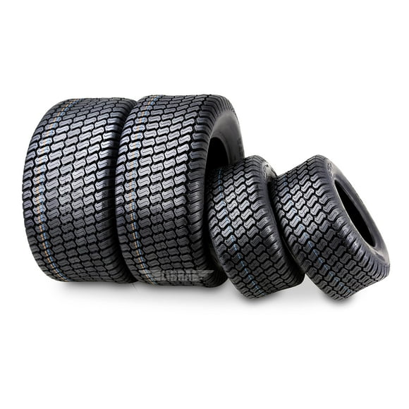 WANDA Set 4 16X7.5-8 & 23X10.5-12 Lawn Mower Tractor Cart Turf Tires 4 Ply-13020/13049