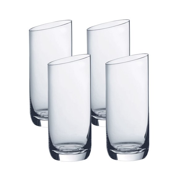 Set of 4 New Moon Highball Glasses
