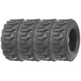 thumbnail image 1 of Set of 4 New ZEEMAX Heavy Duty 12-16.5/12PR Skid Steer Tires for Bobcat w/ Rim Guard, 1 of 4