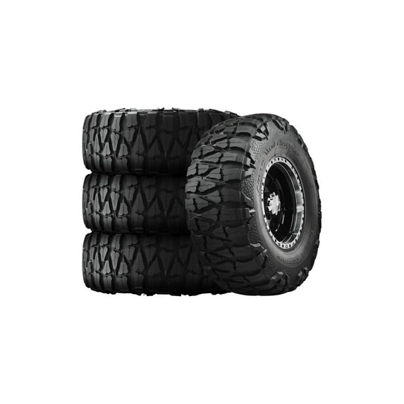 Set of 4 Nitto Mud Grappler LT33X12.50R17 120Q E Tires