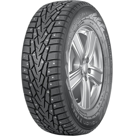 Set of 4 Nokian Nordman 7 SUV Studded 285/60R18 116T Tires Fits: 2007 Toyota FJ Cruiser Base