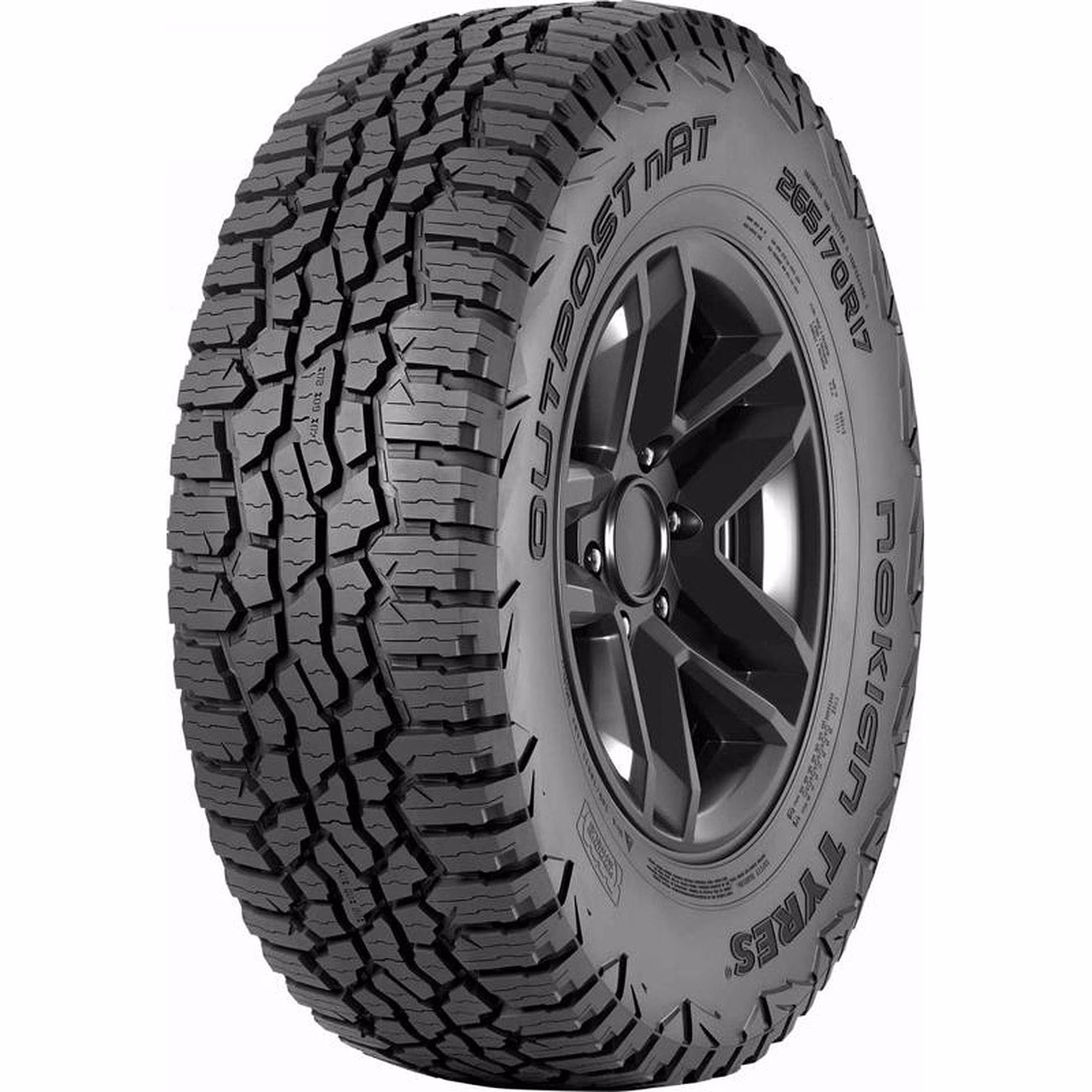 Set of 4 Nokian Outpost nAT 265/70R16 112T Tires