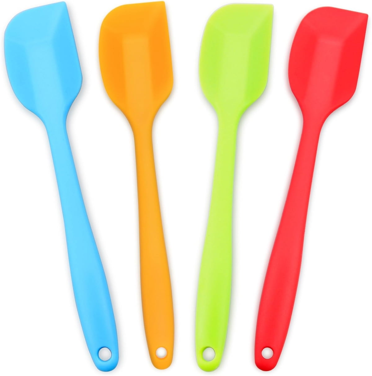 Set of 4 Non-Stick Flexible Scrapers,8x1.6In/20.5x4cm Heat Resistant ...