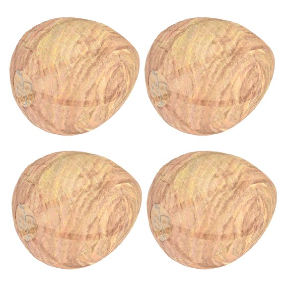 Set of 4 Orange Round Paper Lantern Decoration Hanging Mid-Autumn Lantern Lantern Hanging for Autumn Home Decor Party Decoration