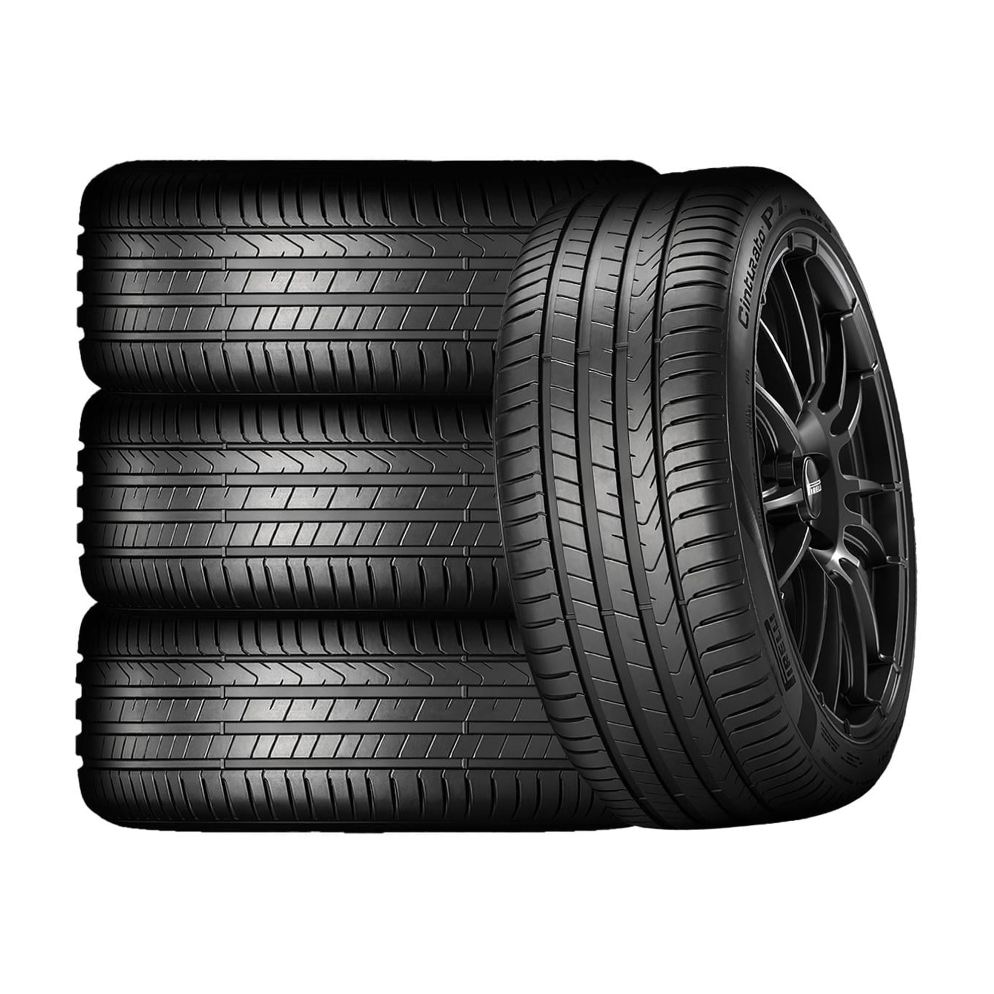 Set of 4 Pirelli CINTURATO P7 (P7C2) 225/45R17 91Y Tires Fits