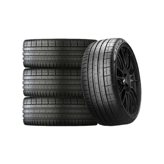 Set of 4 Pirelli P Zero (PZ4-Sport) 245/35ZR19 93Y XL Tires Fits: 2010-16 Mercedes-Benz E350 Base, 2018 Audi A4 Quattro Technik