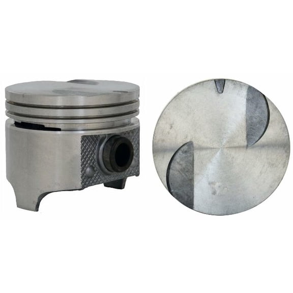 Set of 4 Pistons | Flat Top with 2 Valve Reliefs | Compatible with 83-88 Ford Ranger | 1.578" Compression Height | .75mm (.030 Oversized)