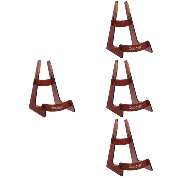 COSMOBETTY Classical Guitar Holder Brown Shop 4Pcs