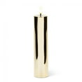thumbnail image 1 of Set of 4 Pulsating 3D Gold Led Pillar Candle, 1 of 1