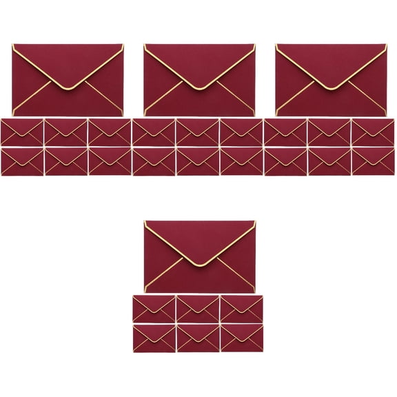 Set of 4 Raffle Tickets Multi-function Wedding Envelopes