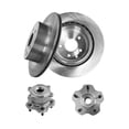 thumbnail image 1 of Set of 4 Rear 308mm Brake Disc Rotors-Wheel Hub Bearing Assembly For 2008-2012 Infiniti EX35, 1 of 10