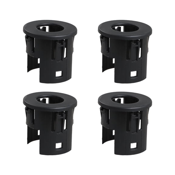Set of 4 Rear Black Bumper Parking Assist Sensor Housing for 2007-2014 GMC Chevy