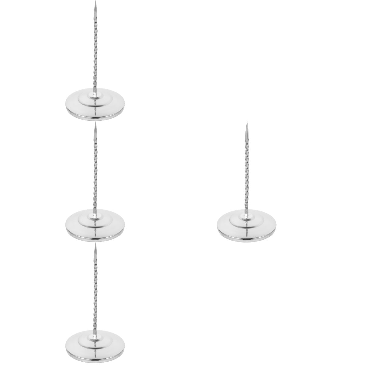 Set of 4 Receipt Spike Card Inserter Desk Receipt Holder Office ...