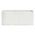 thumbnail image 1 of Set of 4 Rectangular White Glazed Planter, 1 of 1