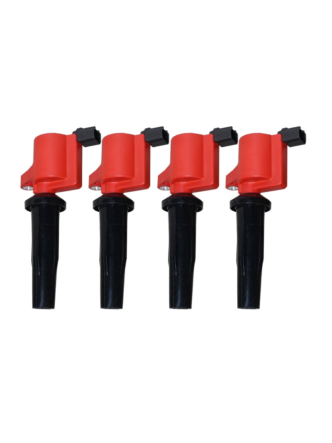 Set of 4 Red Ignition Coil Compatible with 2005-2008 Mercury Mariner 2.3L Replacement for FD505