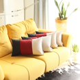 thumbnail image 1 of Set of 4 Red Tripartite Lumbar Pillow Covers, 1 of 5