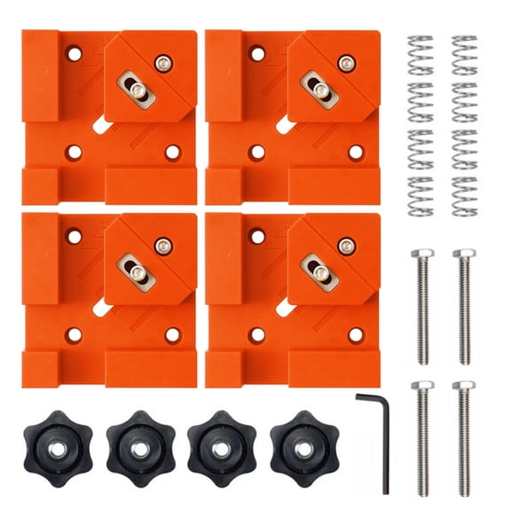 Set of 4 Reliable Corner Clamps Tight Hold Right Angle Woodworking Assembly