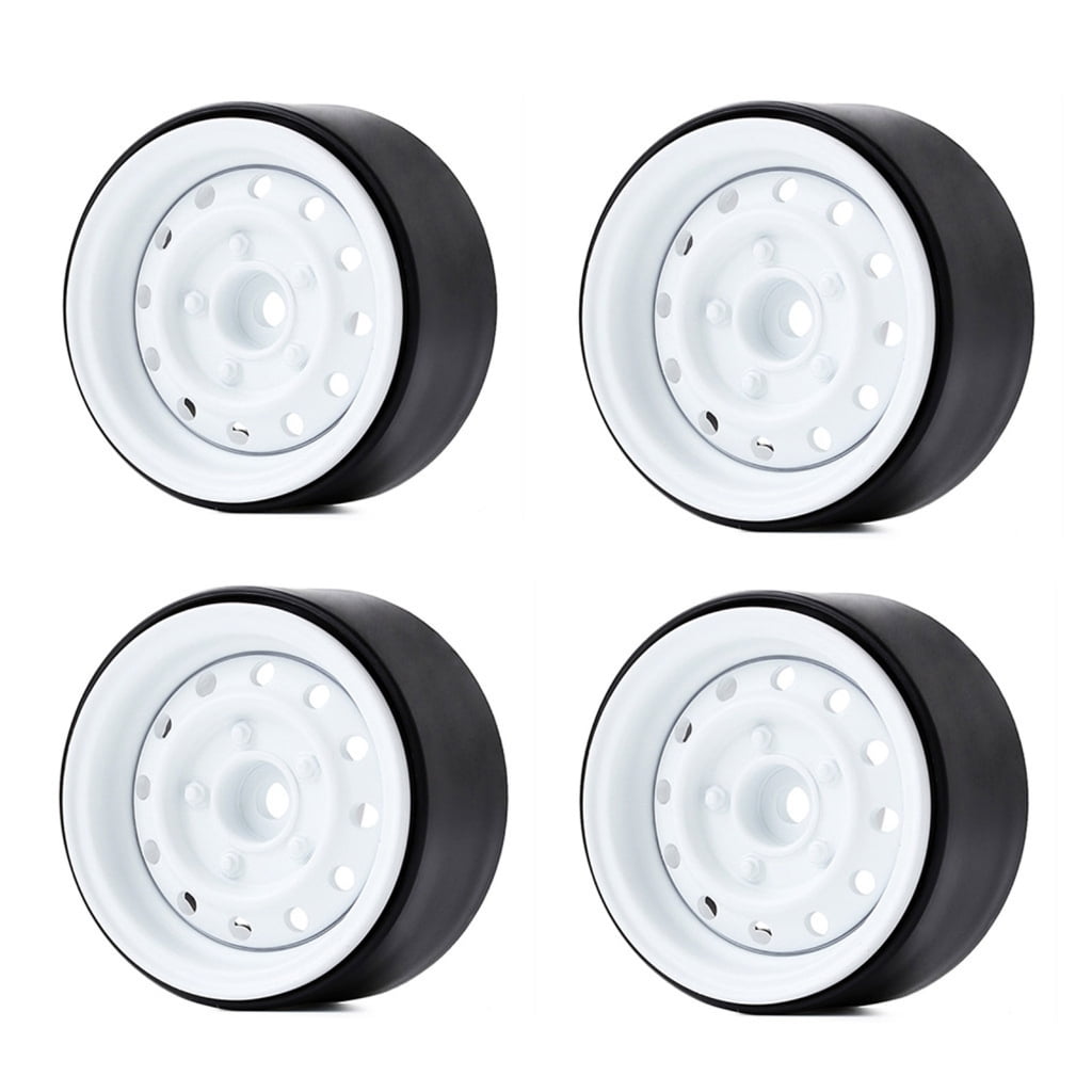 Toy Wheel Rims Set of 4 Remote Control Wheel Metal Wheel Rims Tool for 1/10 Model ...