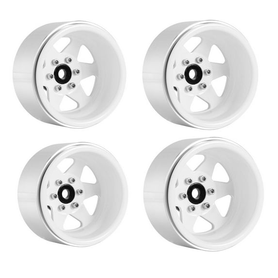 Toy Wheel Rims Set of 4 Remote Control Wheel Rims Metal Wheel Rims Tool for 1/10 Model ...