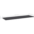thumbnail image 1 of Set of 4 Replacement Bookshelf Panels - Engineered Wood, Gray, 39.4x11.8x0.6 Inches, 1 of 5