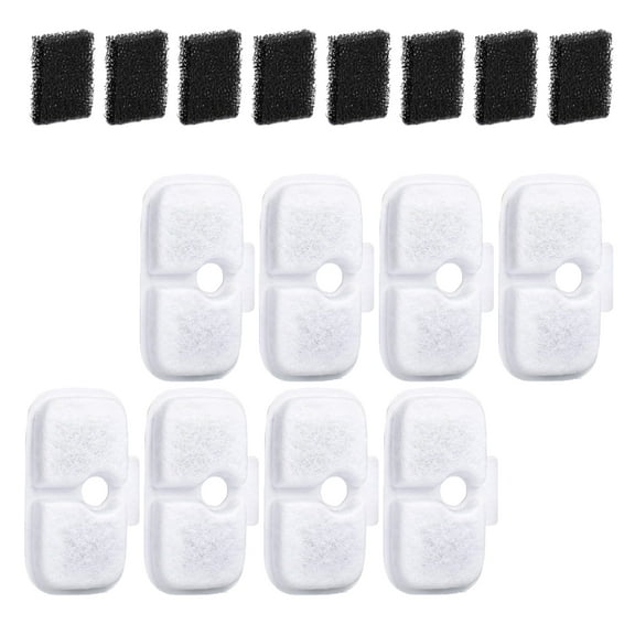 Set of 4 Replacement Filter for Automatic Pet Fountain Cats Water Fountain Water Source for Kittens Water Dispenser