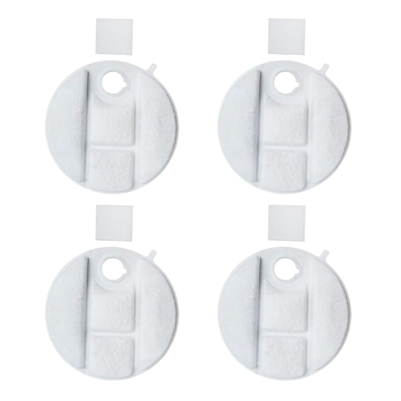Set of 4 Replacement Filter for Automatic Pet Fountain Cats Water Fountain Water for Kittens Water Dispenser