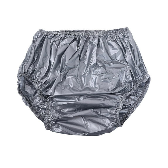 Set of 4 Reusable Diaper Covers for Seniors Soft Leakproof Design Plastic Pants Adult Washable Incontinences Underwear