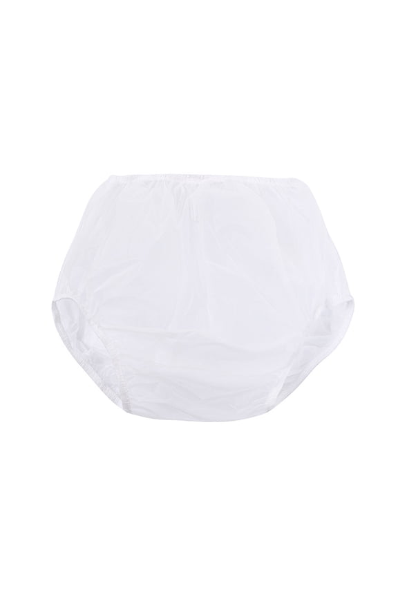 Set of 4 Reusable Diaper Covers for Seniors Soft Leakproof Design Plastic Pants Adult Washable Incontinences Underwear