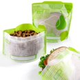 Set of 4 Russbe Reusable Snack and Sandwich Bags Pear Design