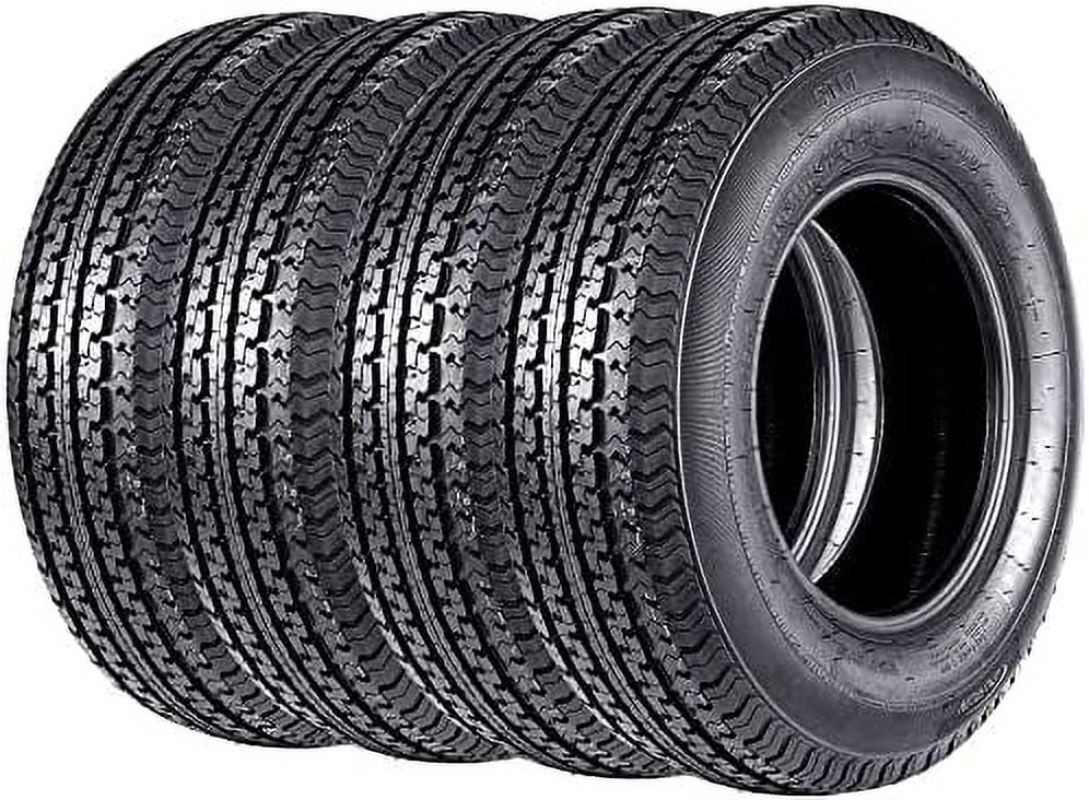 Set of 4 ST 205/75R15 Trailer Tires New Premium Radial 205 75R15
