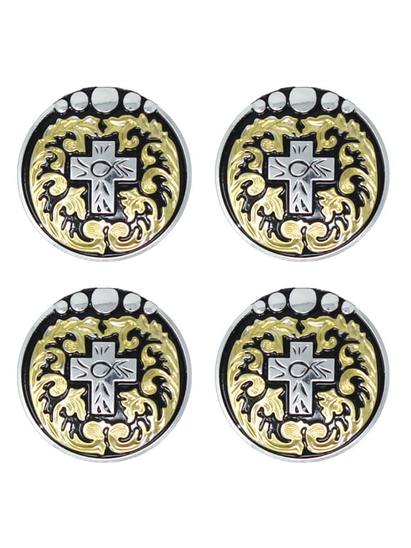 Set of 4 Screw Back Conchos Western Saddle Co612